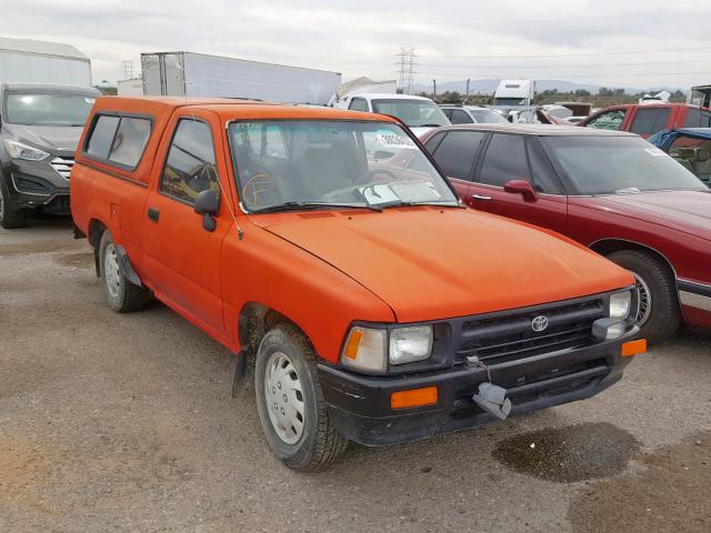 4TARN81A9PZ055482 - 1993 TOYOTA PICKUP 1/2 ORANGE photo 1