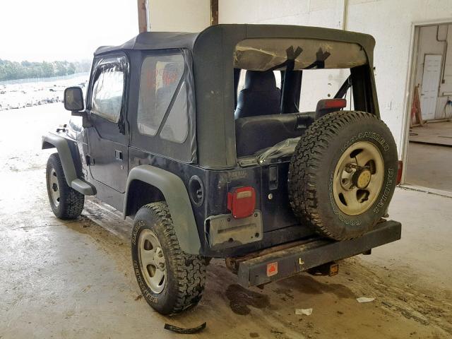 1J4FA29S56P704745 - 2006 JEEP WRANGLER / BLACK photo 3