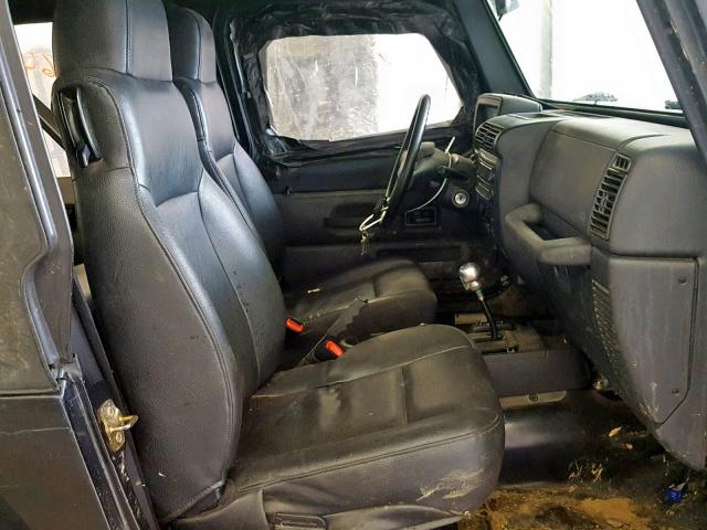 1J4FA29S56P704745 - 2006 JEEP WRANGLER / BLACK photo 5