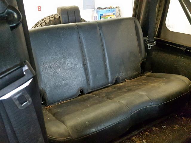 1J4FA29S56P704745 - 2006 JEEP WRANGLER / BLACK photo 6