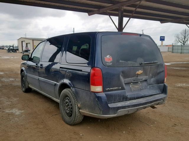 1GNDV23L15D185705 - 2005 CHEVROLET UPLANDER L 蓝色 照片 3