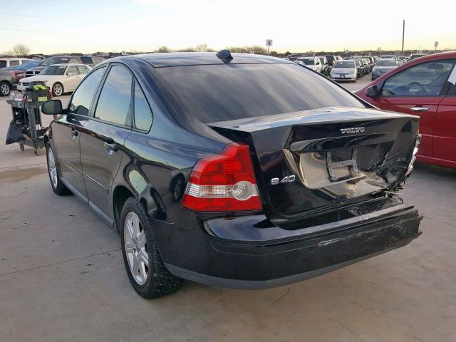 YV1MS382272308959 - 2007 VOLVO S40 2.4I BLACK photo 3