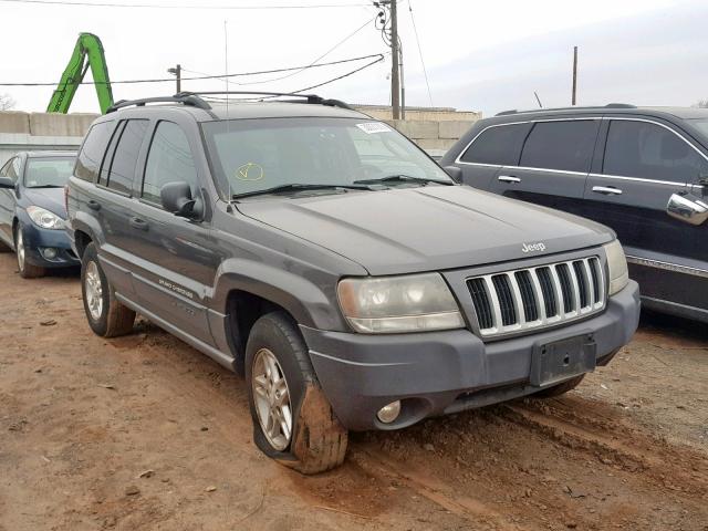 1J4GW48S04C338345 - 2004 JEEP GRAND CHER GRAY photo 1