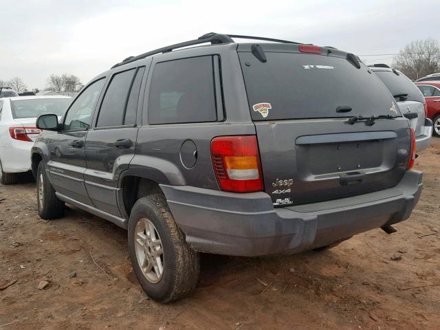 1J4GW48S04C338345 - 2004 JEEP GRAND CHER GRAY photo 3