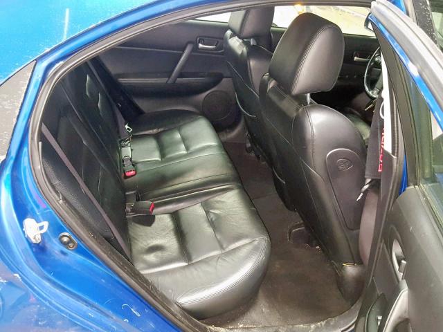 1YVHP84D765M00072 - 2006 MAZDA 6 S BLUE photo 6