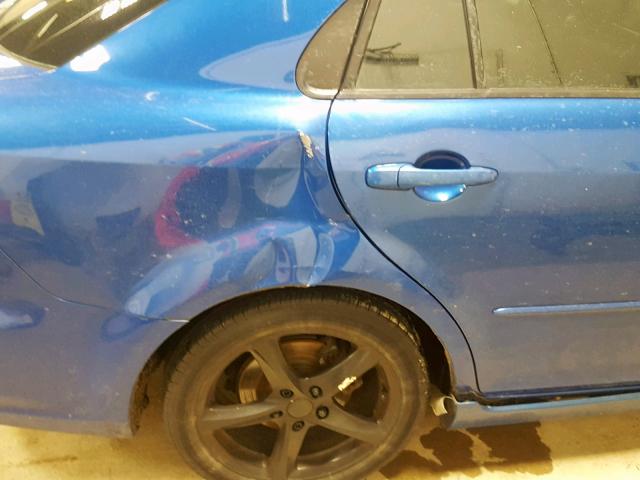 1YVHP84D765M00072 - 2006 MAZDA 6 S BLUE photo 9