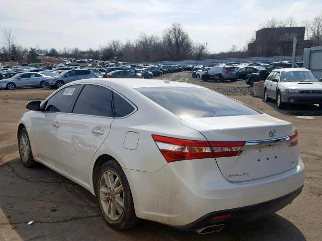 4T1BK1EB2FU157402 - 2015 TOYOTA AVALON XLE WHITE photo 3