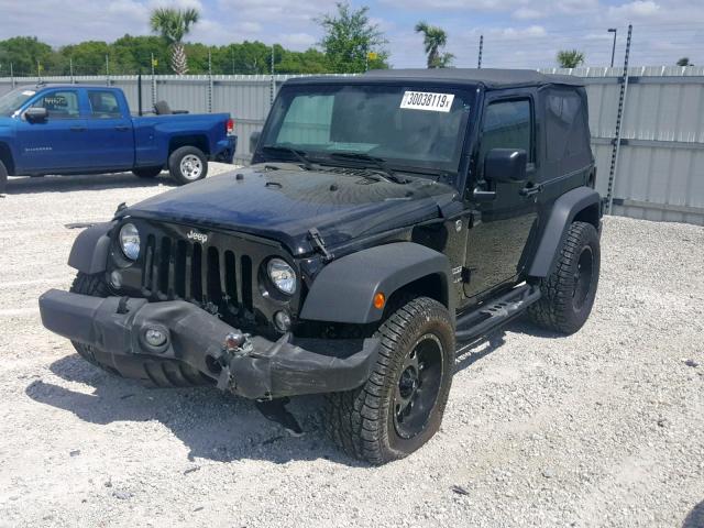 1C4AJWAG1FL710550 - 2015 JEEP WRANGLER S 黑色 照片 2