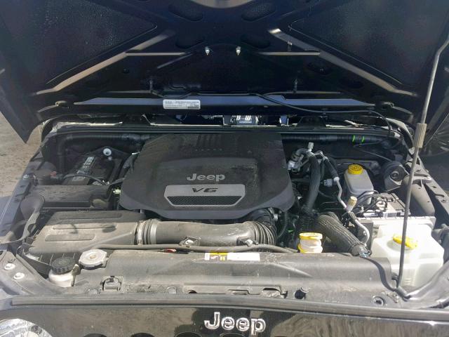 1C4AJWAG1FL710550 - 2015 JEEP WRANGLER S 黑色 照片 7