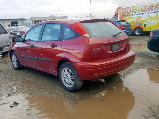 3FAFP37383R145238 - 2003 FORD FOCUS ZX5 RED photo 3