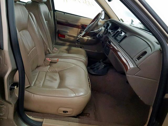 2MEFM75W72X655828 - 2002 MERCURY GRAND MARQ TAN photo 5