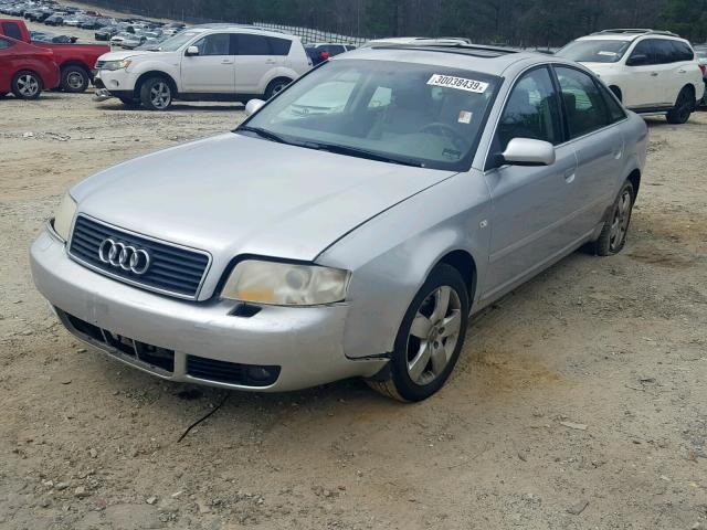 WAUJT64B23N092551 - 2003 AUDI A6 3 SILVER photo 2