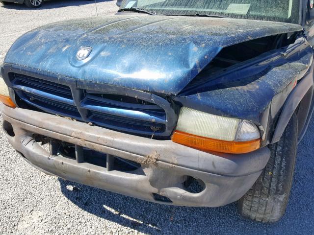 1D4HR38N53F515221 - 2003 DODGE DURANGO SP BLUE photo 9