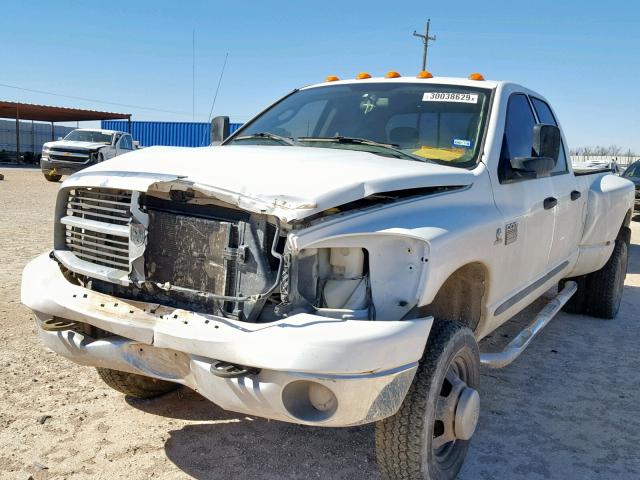 3D7MX48AX7G769554 - 2007 DODGE RAM 3500 S WHITE photo 2