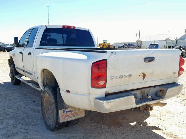 3D7MX48AX7G769554 - 2007 DODGE RAM 3500 S WHITE photo 3