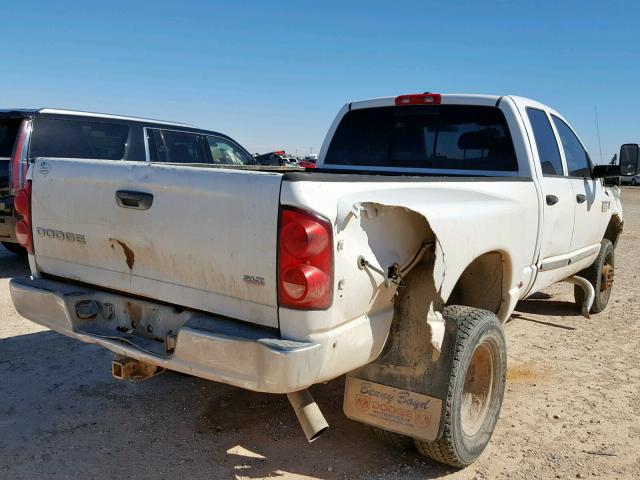 3D7MX48AX7G769554 - 2007 DODGE RAM 3500 S WHITE photo 4