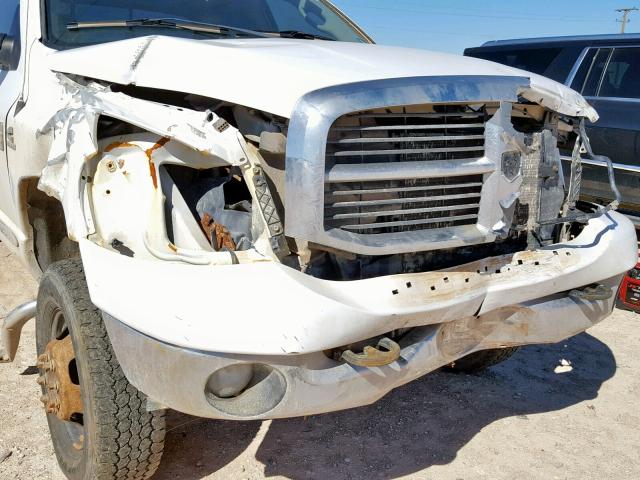 3D7MX48AX7G769554 - 2007 DODGE RAM 3500 S WHITE photo 9