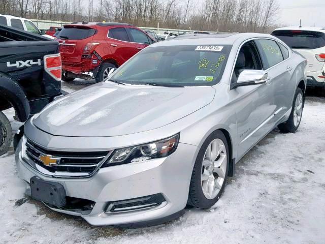 2G1155S30E9176594 - 2014 CHEVROLET IMPALA LTZ GRAY photo 2