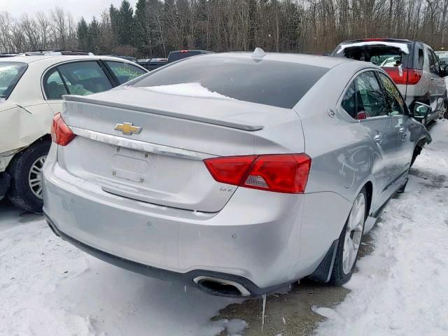 2G1155S30E9176594 - 2014 CHEVROLET IMPALA LTZ GRAY photo 4