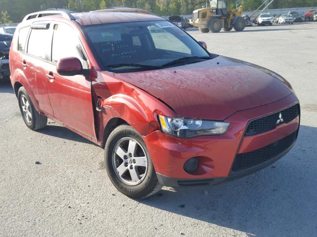 JA4AS2AW8AZ001840 - 2010 MITSUBISHI OUTLANDER RED photo 1