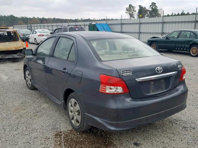 JTDBT903571154853 - 2007 TOYOTA YARIS GRAY photo 3