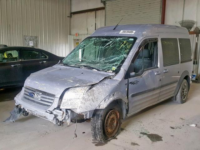 NM0KS9CN7CT091640 - 2012 FORD TRANSIT CO GRAY photo 2