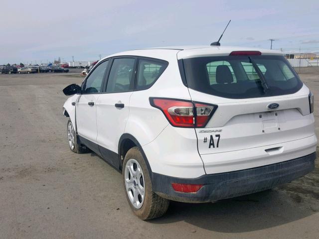 1FMCU0F78JUA31735 - 2018 FORD ESCAPE S WHITE photo 3