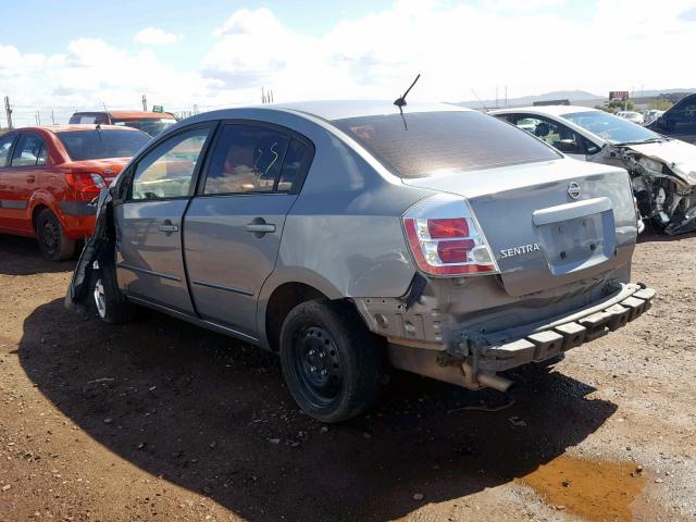 3N1AB61E08L696517 - 2008 NISSAN SENTRA 2.0 GRAY photo 3