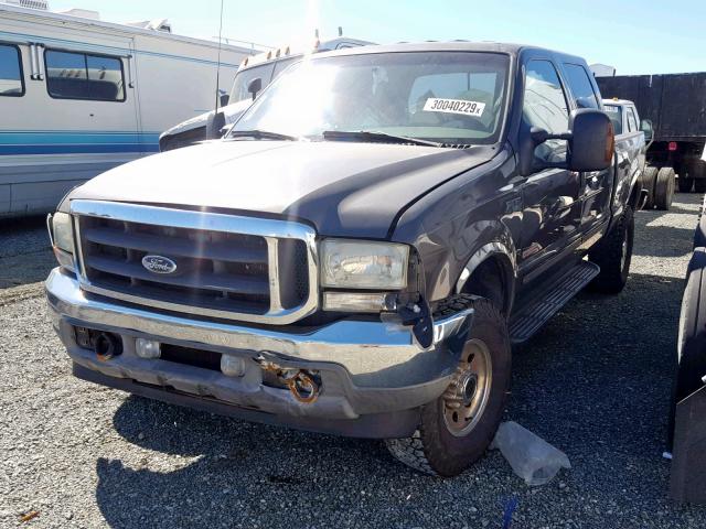 1FTSW31PX3ED55799 - 2003 FORD F350 SRW S GRAY photo 2