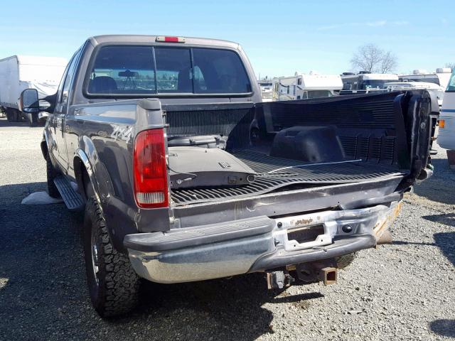 1FTSW31PX3ED55799 - 2003 FORD F350 SRW S GRAY photo 3