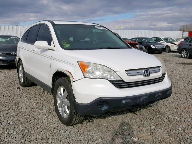 JHLRE48727C036866 - 2007 HONDA CR-V EXL WHITE photo 1