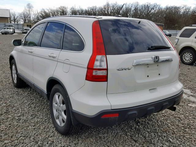 JHLRE48727C036866 - 2007 HONDA CR-V EXL WHITE photo 3