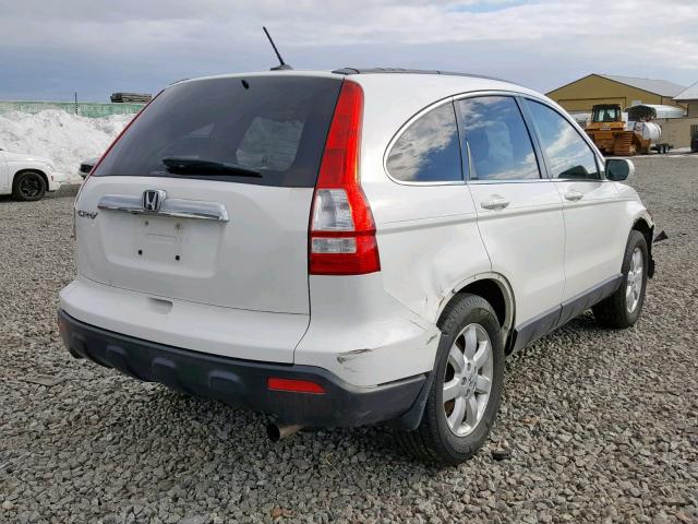 JHLRE48727C036866 - 2007 HONDA CR-V EXL WHITE photo 4