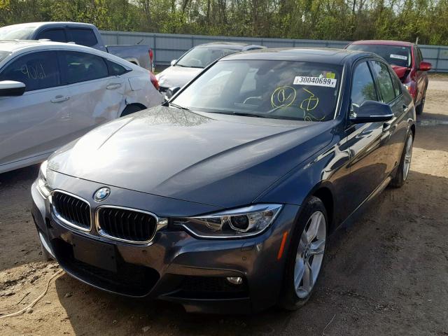 WBA3B9G57FNR95012 - 2015 BMW 335 XI GRAY photo 2