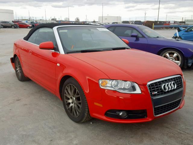 WAUDF48H29K000288 - 2009 AUDI A4 2.0T CA RED photo 1