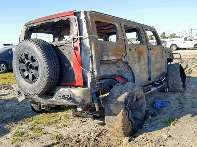 5GTDN13E078252965 - 2007 HUMMER H3 BURN photo 4