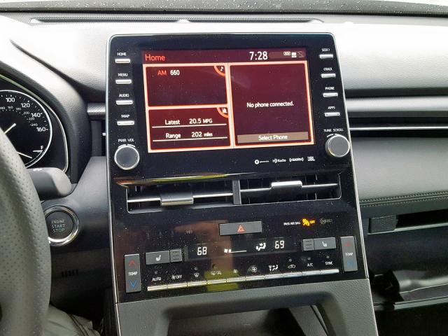 4T1BZ1FBXKU006215 - 2019 TOYOTA AVALON XLE BLUE photo 9