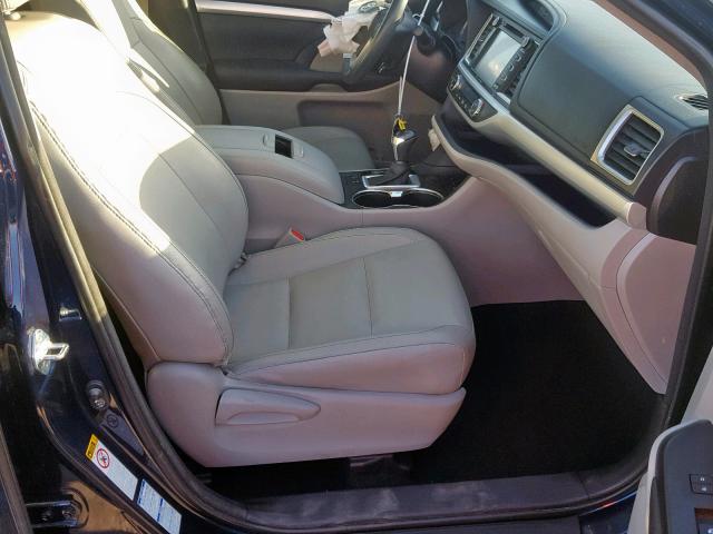 5TDJKRFH0GS233707 - 2016 TOYOTA HIGHLANDER ლურჯი ფოტო 5