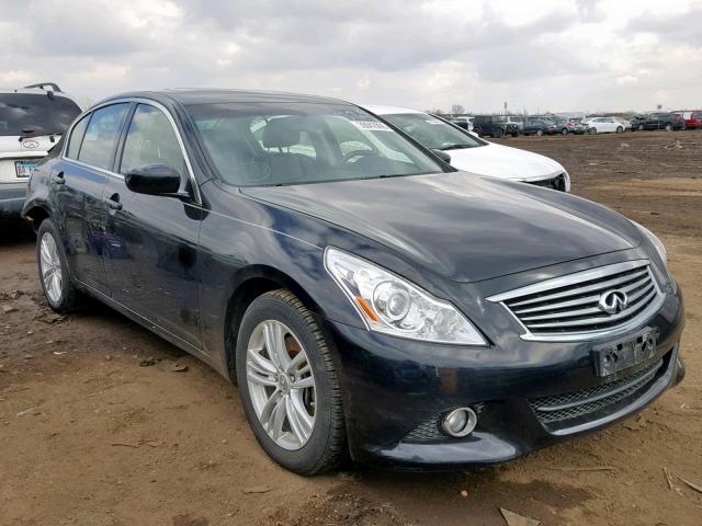 JN1CV6AR0CM973765 - 2012 INFINITI G37 BLACK photo 1