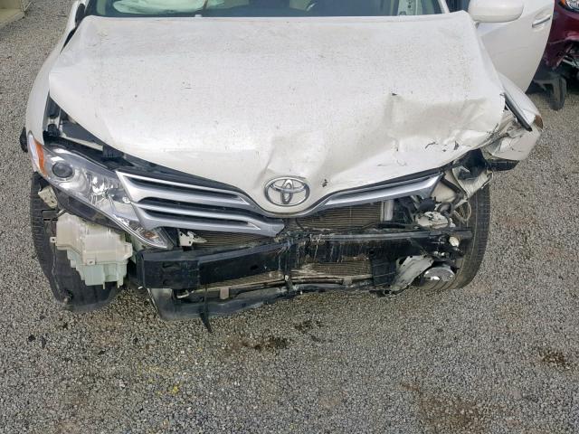 4T3ZK3BB1AU023155 - 2010 TOYOTA VENZA WHITE photo 7