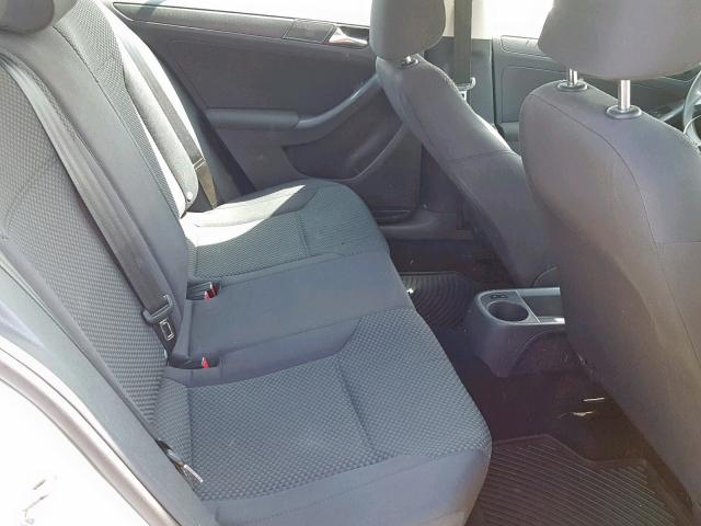 3VW2K7AJ4CM315143 - 2012 VOLKSWAGEN JETTA BASE SILVER photo 6