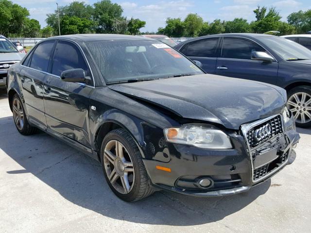 WAUAF78E98A043430 - 2008 AUDI A4 2.0T BLACK photo 1