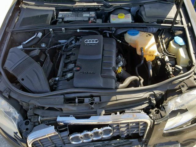 WAUAF78E98A043430 - 2008 AUDI A4 2.0T BLACK photo 7