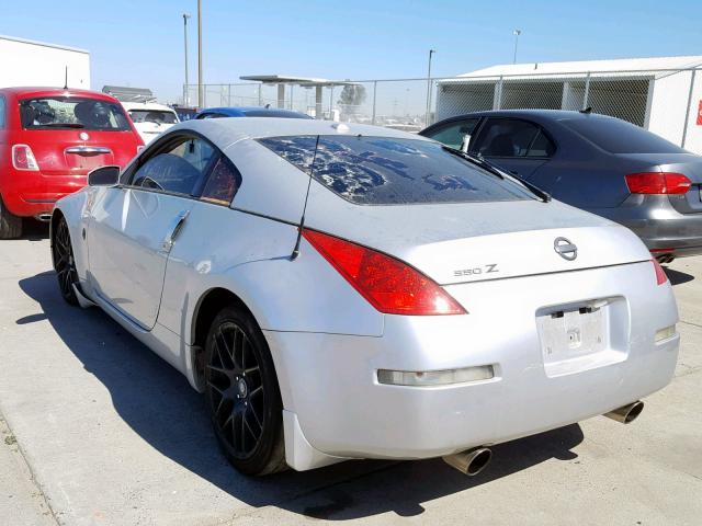 JN1AZ34E46M353332 - 2006 NISSAN 350Z COUPE SILVER photo 3