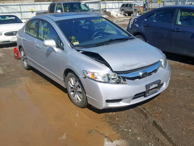 2HGFA16969H502170 - 2009 HONDA CIVIC EXL GRAY photo 1