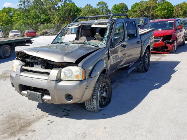 1N6ED27YX4C476386 - 2004 NISSAN FRONTIER C BEIGE photo 2