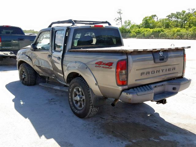 1N6ED27YX4C476386 - 2004 NISSAN FRONTIER C BEIGE photo 3