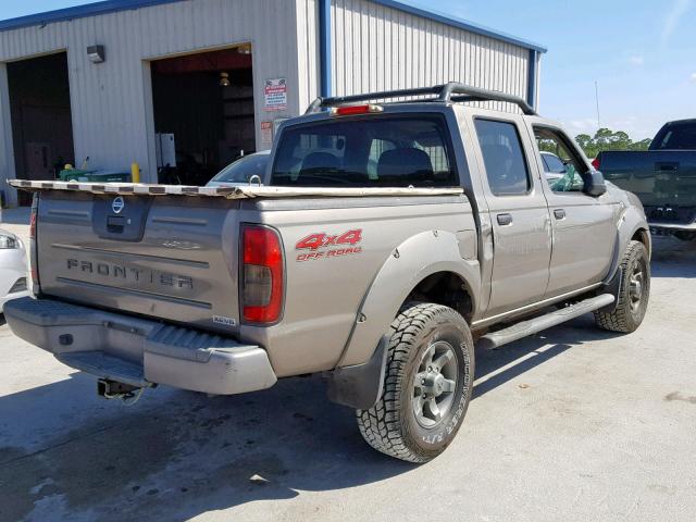 1N6ED27YX4C476386 - 2004 NISSAN FRONTIER C BEIGE photo 4