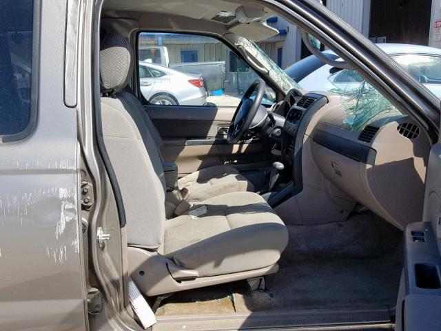 1N6ED27YX4C476386 - 2004 NISSAN FRONTIER C BEIGE photo 5