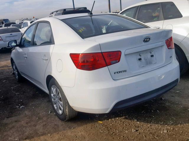 KNAFU4A28A5065444 - 2010 KIA FORTE EX WHITE photo 3